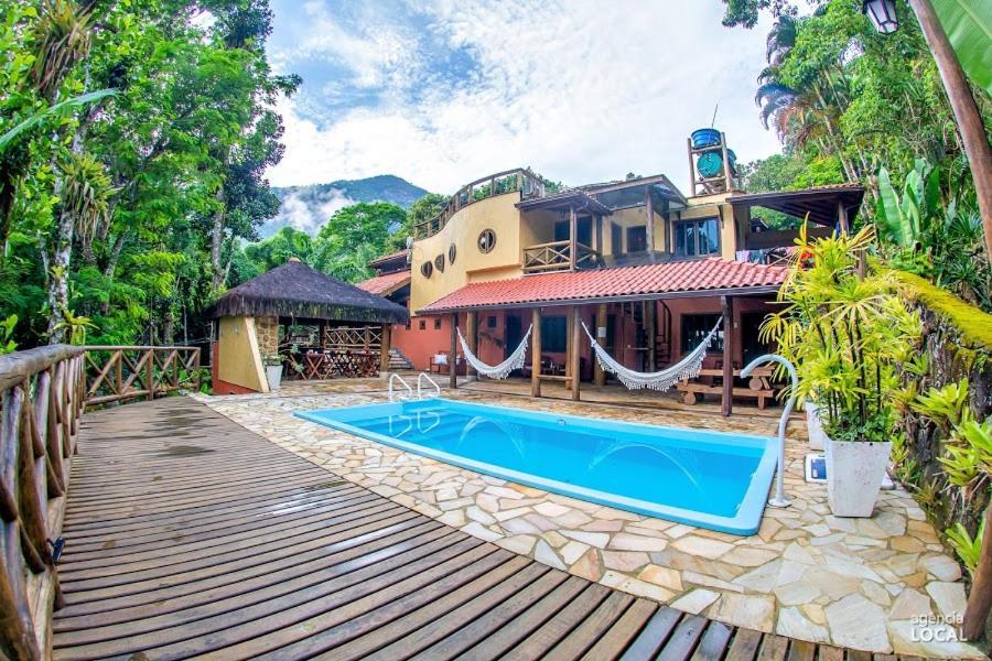 Casa Bonita Hospedagem E Cafe Vila do Abraao Ngoại thất bức ảnh